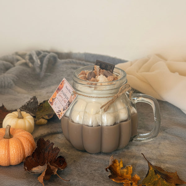 Pumpkin Spice Latte - Handgjort Doftljus
