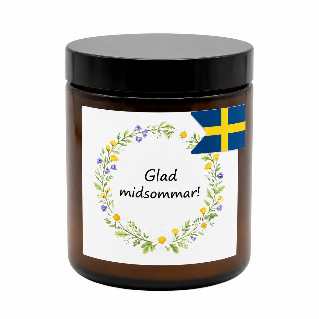 Säg det med ett ljus - Glad Midsommar