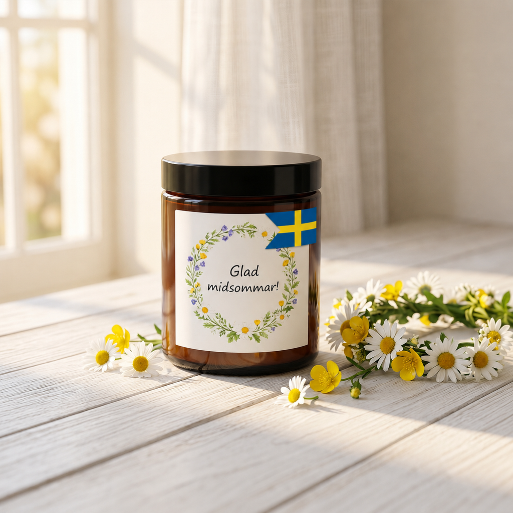Säg det med ett ljus - Glad Midsommar