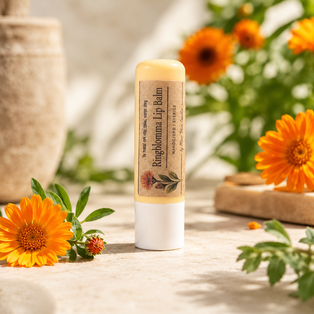 Ringblomma Läppbalsam - Calendula Lip Balm