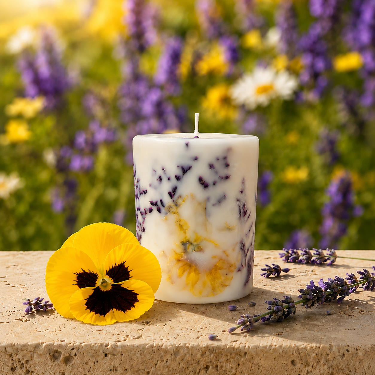 Botaniskt Doftljus - Golden Pansy