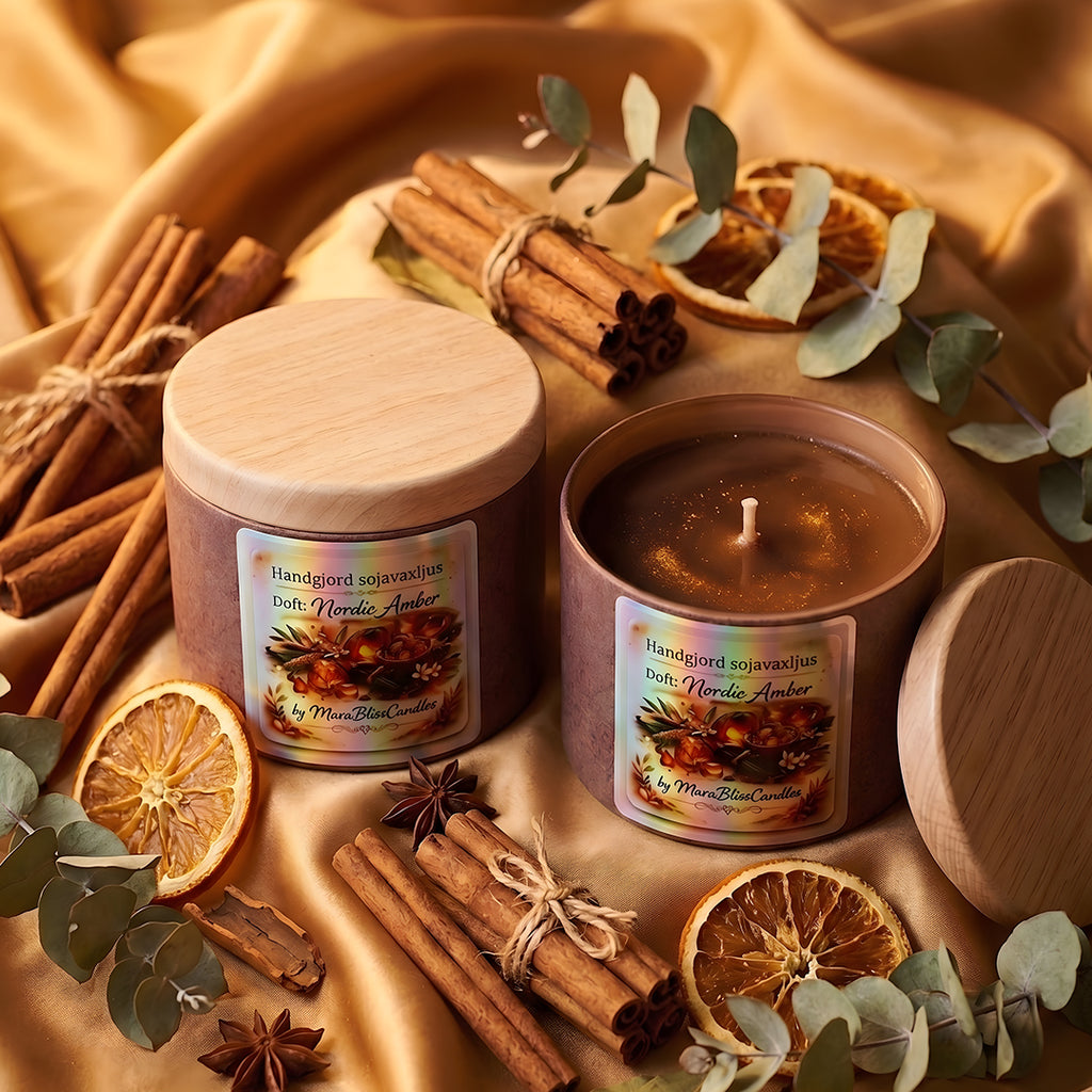 Nordic Amber – Doftljus i sojavax
