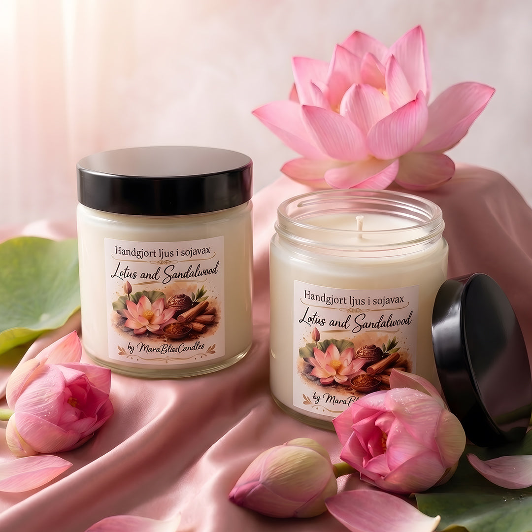 Lotus and Sandalwood – Doftljus i sojavax