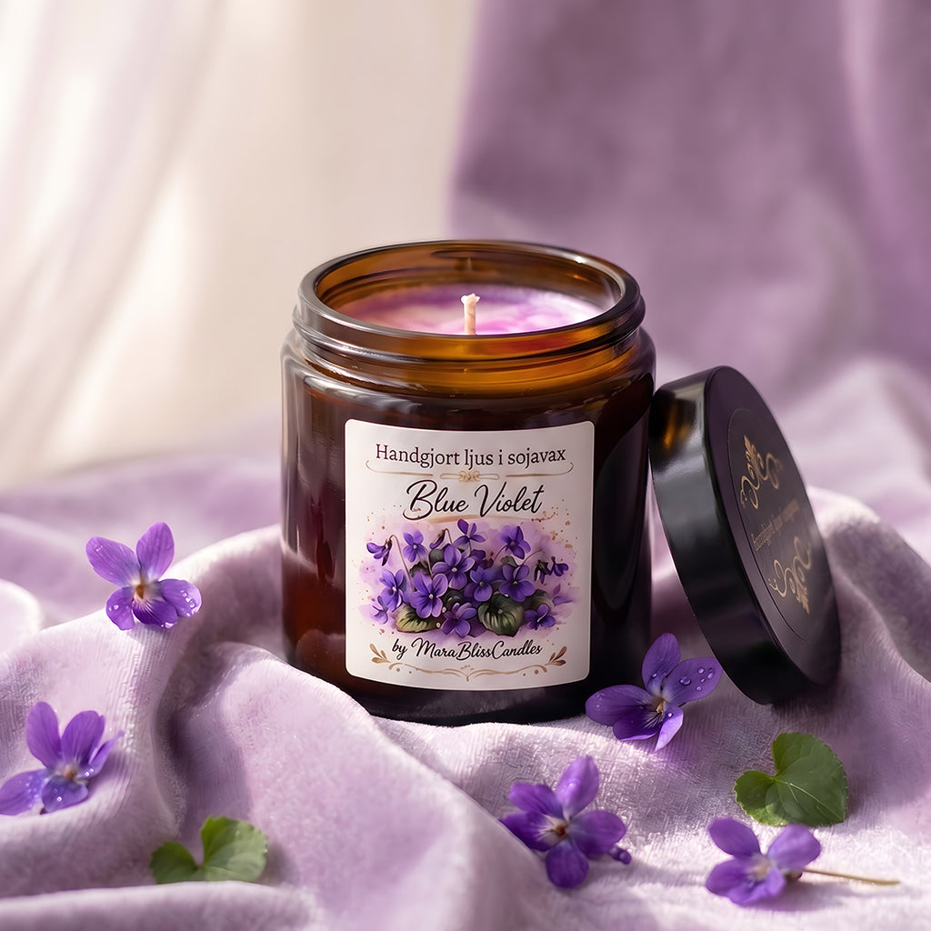 Blue Violet – Doftljus i sojavax