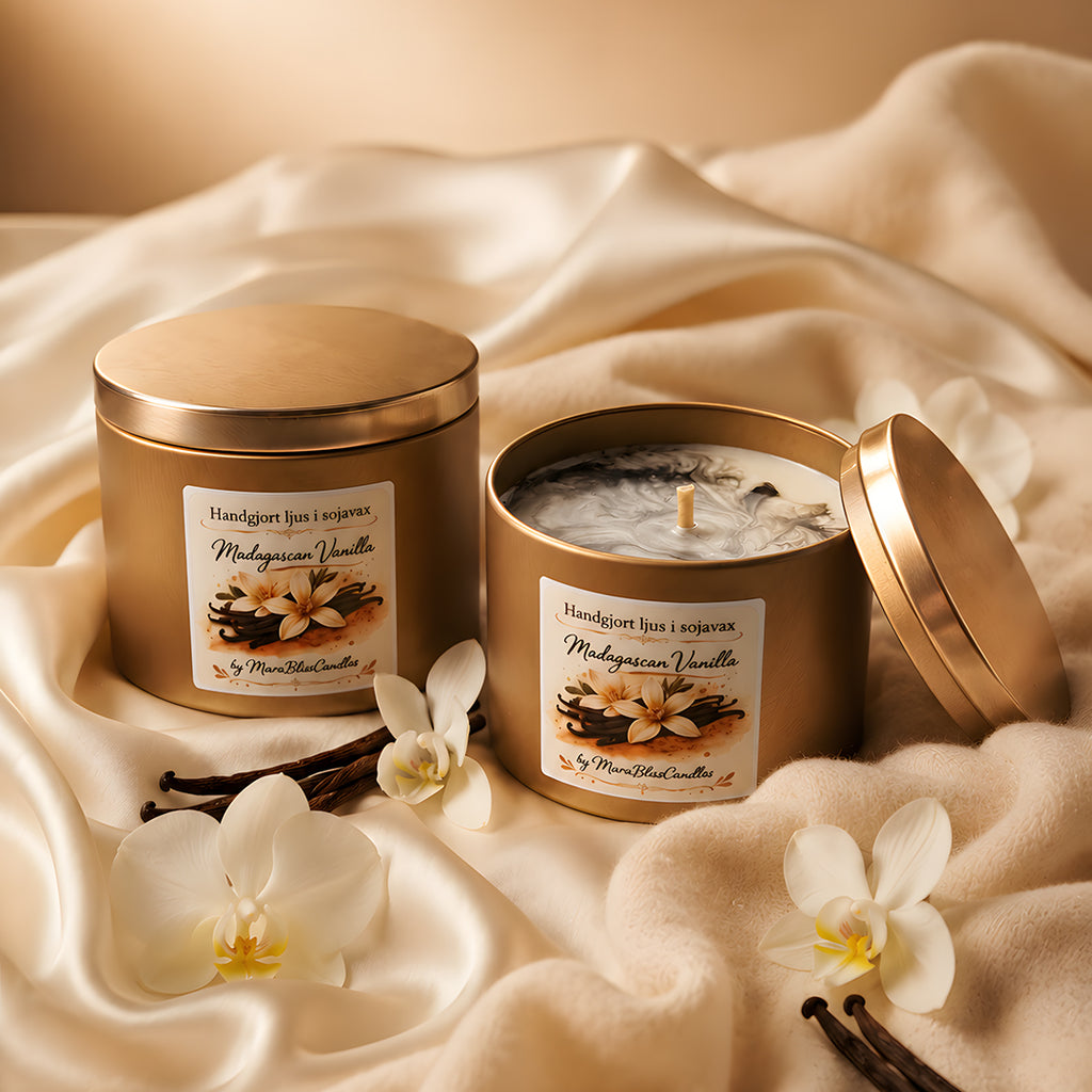Madagascan Vanilla – Doftljus i sojavax