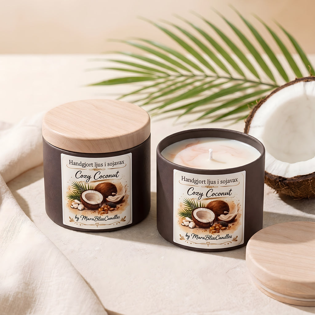 Cozy Coconut – Doftljus i sojavax
