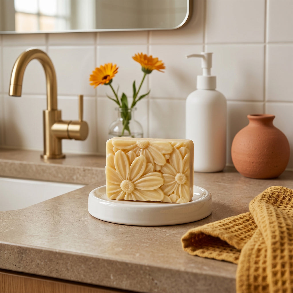 Calendula Face & Hand Soap – Unscented & Vegan