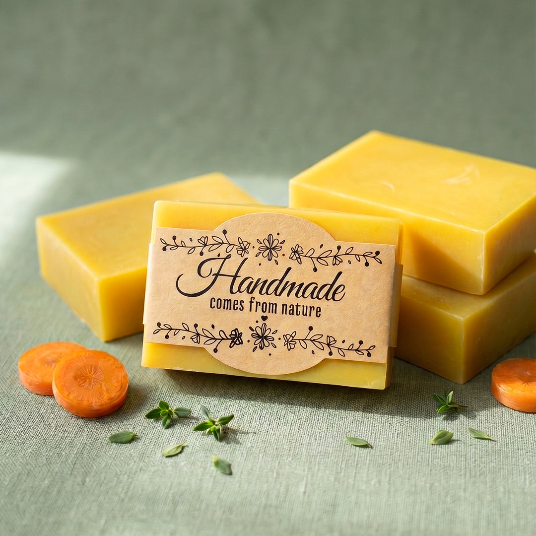Carrot Shower Soap – Unscented & Vegan
