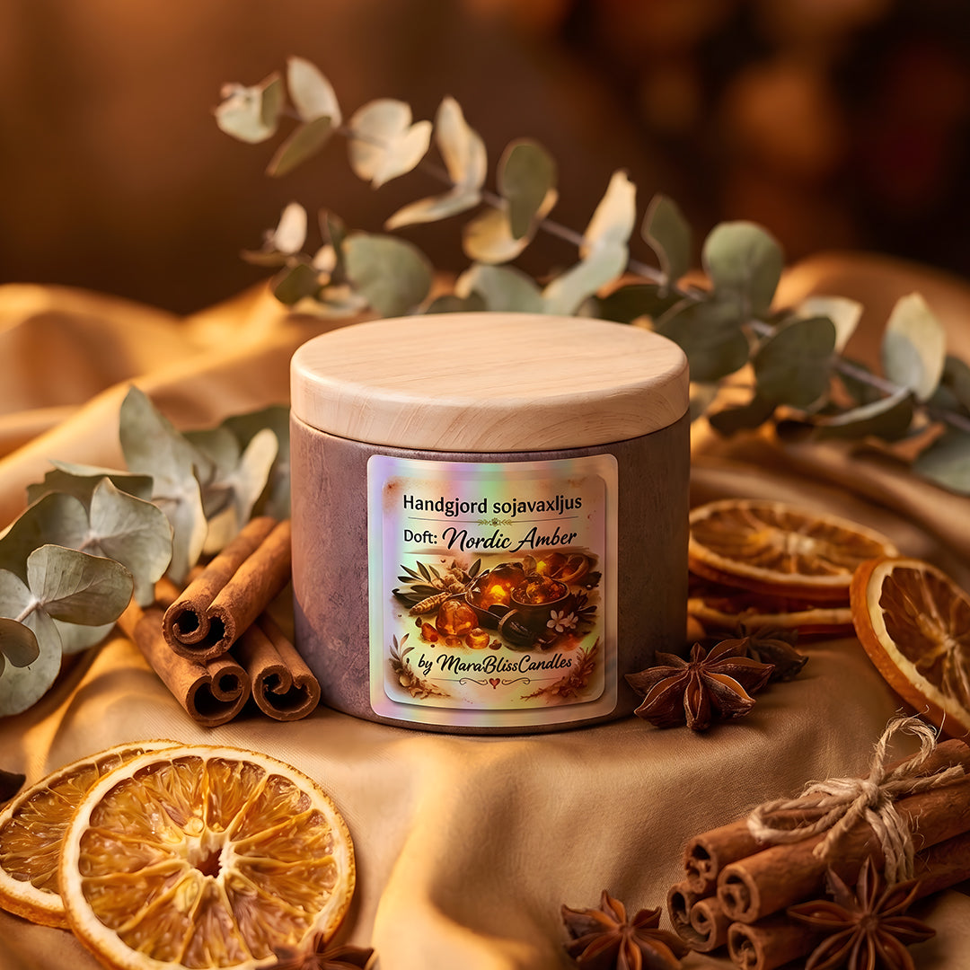 Nordic Amber – Doftljus i sojavax