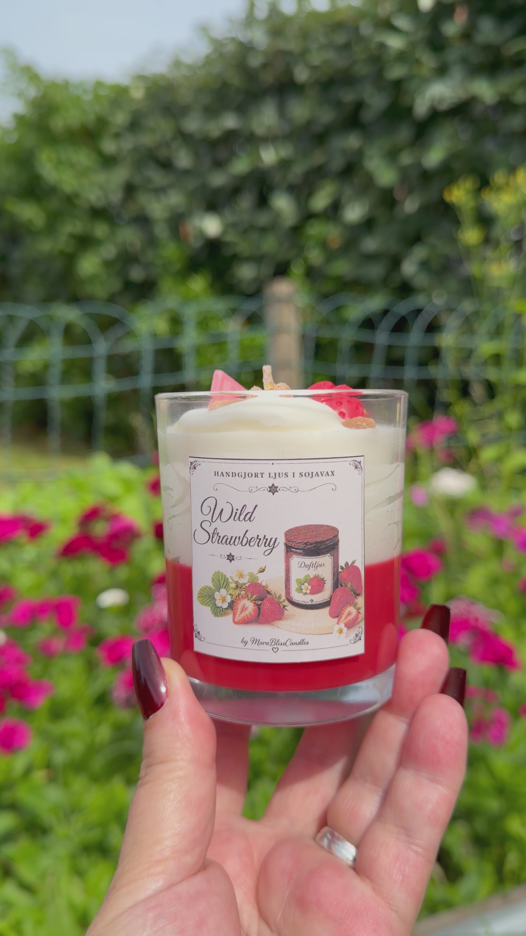 Smultronstund - Handgjort Doftljus