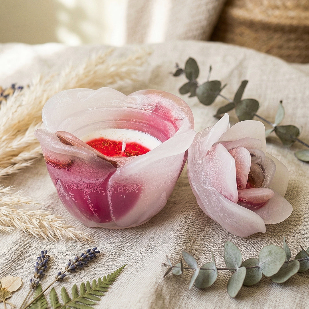 Botanisk Doftljus - Rose Bloom
