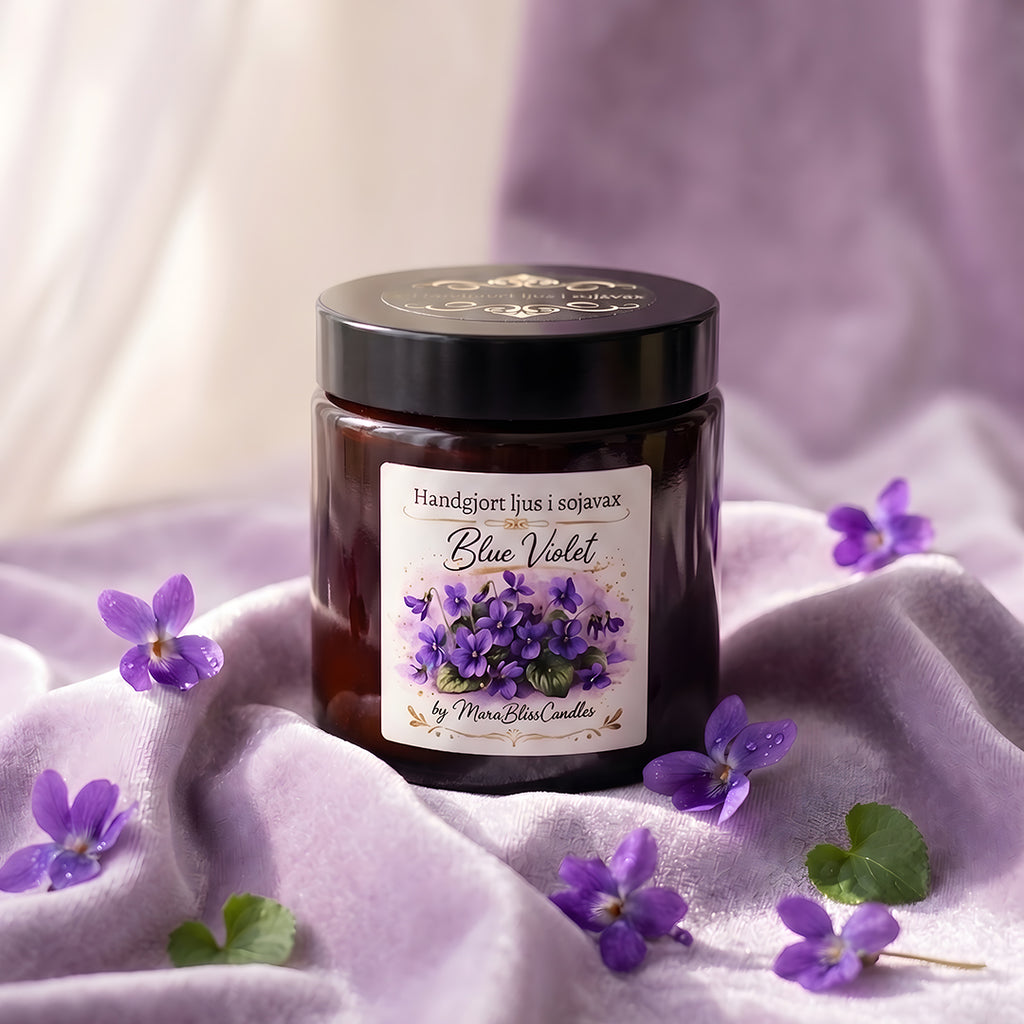 Blue Violet – Doftljus i sojavax